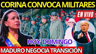 ¡ÚLTIMA HORA! RESPALDO MILITAR A MARÍA CORINA MARCA EL INICIO DEL FIN DE MADURO Y SU RÉGIMEN