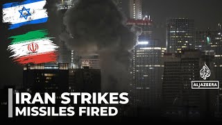 Iran retaliates to Israel's attack: Hundreds of missiles launched at Israeli cities