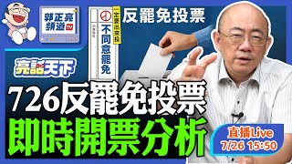 2025.07.26 726反罷免投票 即時開票分析 LIVE【亮話天下｜郭正亮】開票特別節目 ‪@funseeTW‬ ‪@Guovision-TV‬