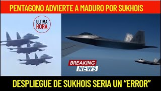 수호이 전투기 배치: 마두로에 대한 미국의 경고