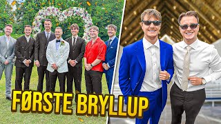 Vores første BRYLLUP med Gutterne!! - Sommer Vlog