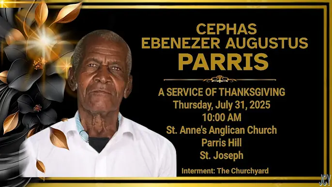 A Service of Thanksgiving for the Life of Cephas Parris