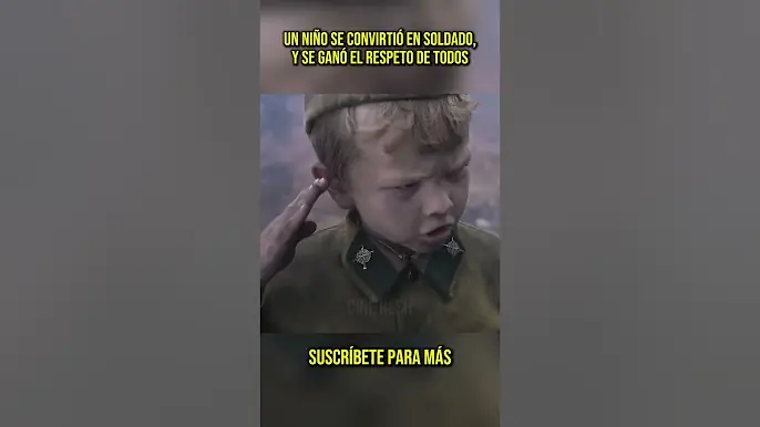 🫡El niño soldado que se ganó el respeto de todos #shorts