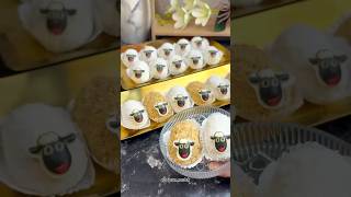 حلوى خروف العيد 🐏 حلوى محشية بزااااف بنينة وساهلة وبنة عالمية#طبخ  #like #shorts #reels #food #40k