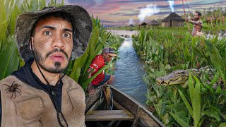 NAVEGANDO en TERRITORIOS PELIGROSOS de TRIBUS CANÍBALES en PAPÚA | Los Korowai (2/6)