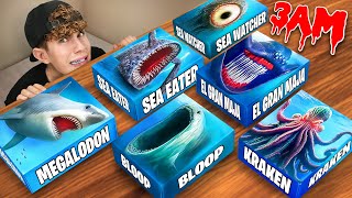 새벽 3시에 BLOOP SEA EATER EL GRAN MAJA 미스터리 박스를 열지 마세요!!