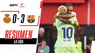 GOLAZO Y ASISTENCIA DE LAMINE EN LA GOLEADA CULÉ ANTE MALLORCA | Mallorca 0-3 Barcelona | RESUMEN