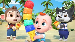 Compartir es cuidar a los niños | Canciones divertidas para bebés y rimas infantiles