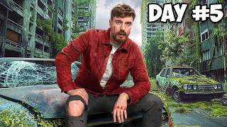 7일 동안 버려진 도시에서 생존했습니다