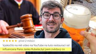 Na 99 % přijde na tohle video žaloba - recenze restaurací