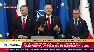 Pilne! Oświadczenie Prezydenta RP Karola Nawrockiego
