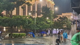 LLUVIA EN EL CENTRO HISTÓRICO SAN SALVADOR