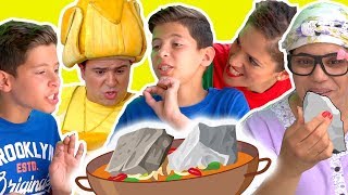 فوزي موزي وتوتي - أكلة ببلاش - Free meal