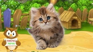 Con vật và tiếng kêu | dạy bé học nói qua hình ảnh con mèo con ong | dạy trẻ thông minh sớm 1 #mới