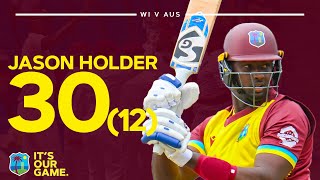 제이슨 홀더, 12개 공에 6점슛 4개 성공 | 서인도 제도 vs 파키스탄 1차 T20