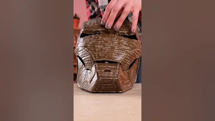 Dad son get creative making a DIY Iron Man Cosplay