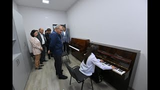 Վարչապետը ծանոթացել է Սեւանի երաժշտական դպրոցի նոր շենքում ստեղծված պայմաններին