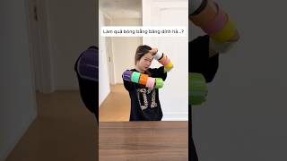 Thử thách làm quả bóng bằng băng keo cực đẹp