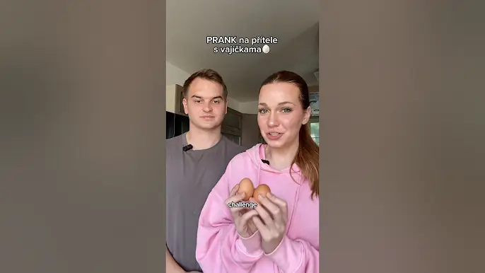 PRANK NA PŘÍTELE S VAJÍČKAMA!😱 #kubaadanca #prank #challenge #vztahy