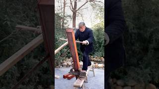 中华榫卯技艺,打造一个可传承几代人的衣架 #woodworking