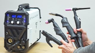 6 in 1 멀티 용접기(플라즈마 절단기, MIG 펄스, TIG, MMA) Stahlwerk CTM-416 Puls Pro