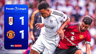 First time in 15 years Man Utd fail to win at Craven Cottage | Fulham 1-1 Man Utd | EPL Highlights