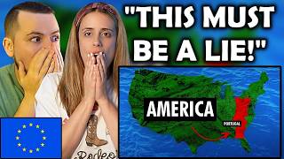 European Girl Reacts to US States Are Bigger Than European Countries!?