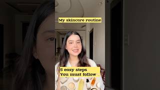 My skincare routine😊/Glowing skinr steps🤌🏻 #skincare #skincareroutine #skincaretips  #shorts #yt