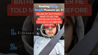 Ranking Funny Couple Moments (pt. 3) #funnyvideo #ranking #funny #couple