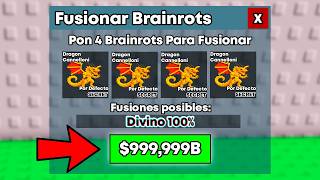 Fusioné los BRAINROTS SECRETOS más OP para CONSEGUIR un BRAINROT DIVINO en Steal a Brainrot