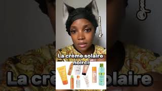 Est ce que la creme solaire noirci la peau? #skincare #reels