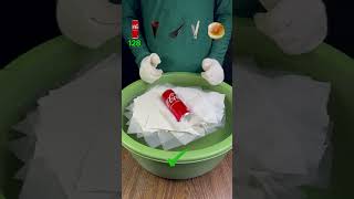 TRY TO GUESS HOW MANY TISSUE PAPER IT TOOKS! whats next ? #experiment #satisfying #asmr #asmrsounds