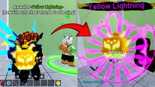 OMG…! I Got the NEW Limited Lightning Skin in Blox Fruits ⚡🔥
