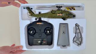 Micro Sikorsky UH-60 Black Hawk Helicopter | Unboxing and Maiden Flight | Stirlingkit