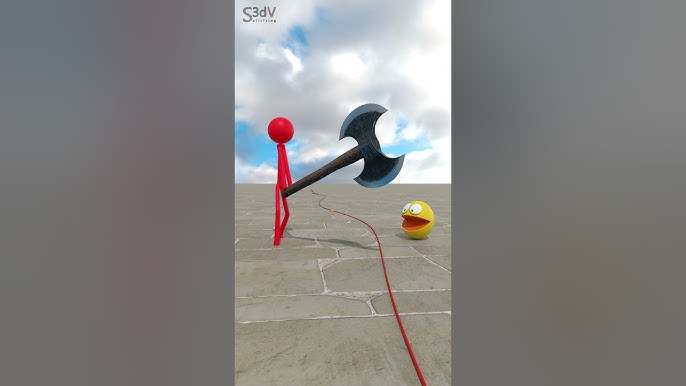 HELP Pacman Save Homes 🙏😂 #friendship #pacman #stickman #domino #tnt