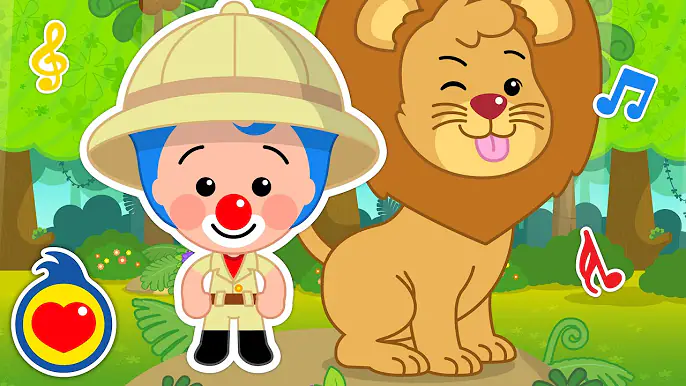 Voy en Busca de un León ♫ Canciones Infantiles ♫ Plim Plim