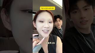 Đi xe ghép mà book trúng xe sang #makeup #lamdep #shorts