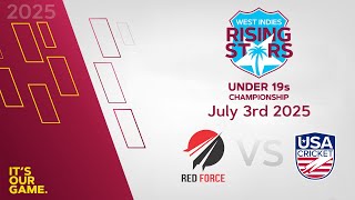 🔴 LIVE Trinidad & Tobago v USA | CWI Men’s Under 19 | 50 Over Championships 2025
