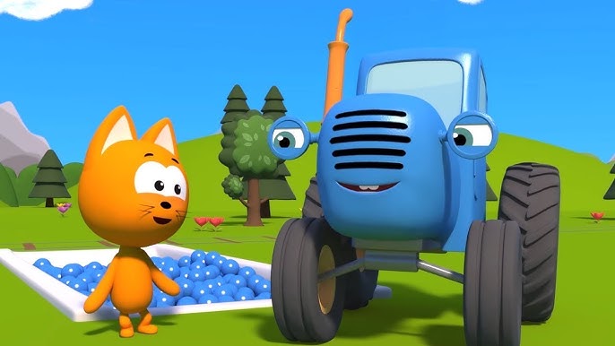 Kitty's Games - COLORED TRACTORS - premiere on the channel