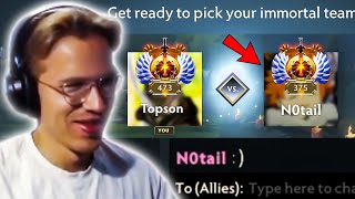 TOPSON VS N0TAIL in Ranked?!!