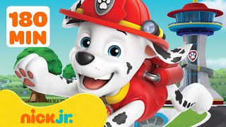 Patrulha Canina | Os Resgates Mais Ousados de Marshall da Patrulha Canina! 🚒 3 Horas | Nick Jr.