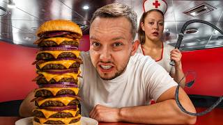 WAŻYSZ 160kg? JESZ ZA DARMO! NIE ZJESZ WSZYSTKIEGO? KARA! (najdziwniejsza restauracja)