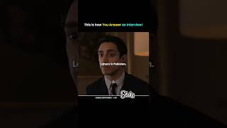 This Is How You Answer An Interview