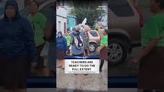 Teachers are ready to go the full extent