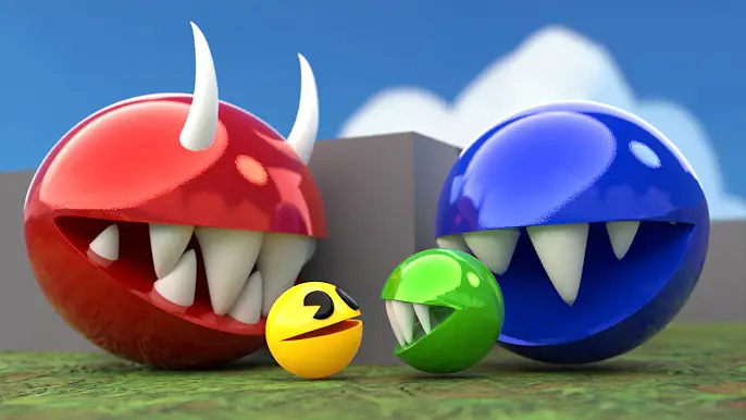 Pacman Vs Candy Monsters (Level 22 : Candy World)