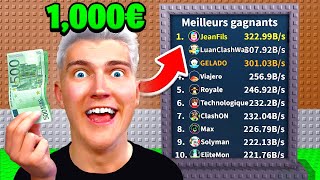 J'ai PAYÉ 1.000€ pour être dans le TOP MONDIAL sur Steal a Brainrot