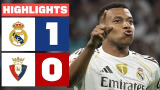 REAL MADRID 1 - 0 CA OSASUNA | RESUMEN LALIGA EA SPORTS