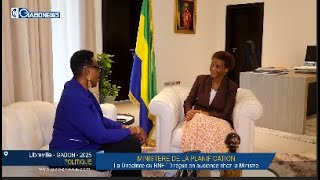 GABON/POLITIQUE:Eugénie N'DRI reçue en audience chez la ministre de la Planification