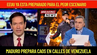 EEUU SE PREPARA PARA EL PEOR ESCENARIO EN VENEZUELA: CAOS EN LAS CALLES