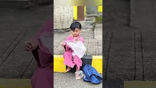 طفل فقير وقلوب كريمة 💔🤲✨